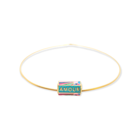 NECKLACE WITH BEAD AMOUR1